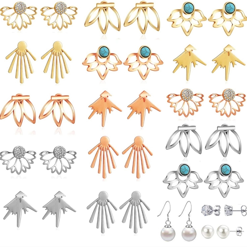 18+ Pairs Ear Jackets
